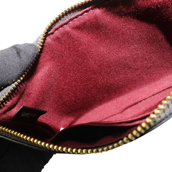 COACH Women's Corner Zip Wristlet with Monogram Print (Black) - Picture 11 of 15